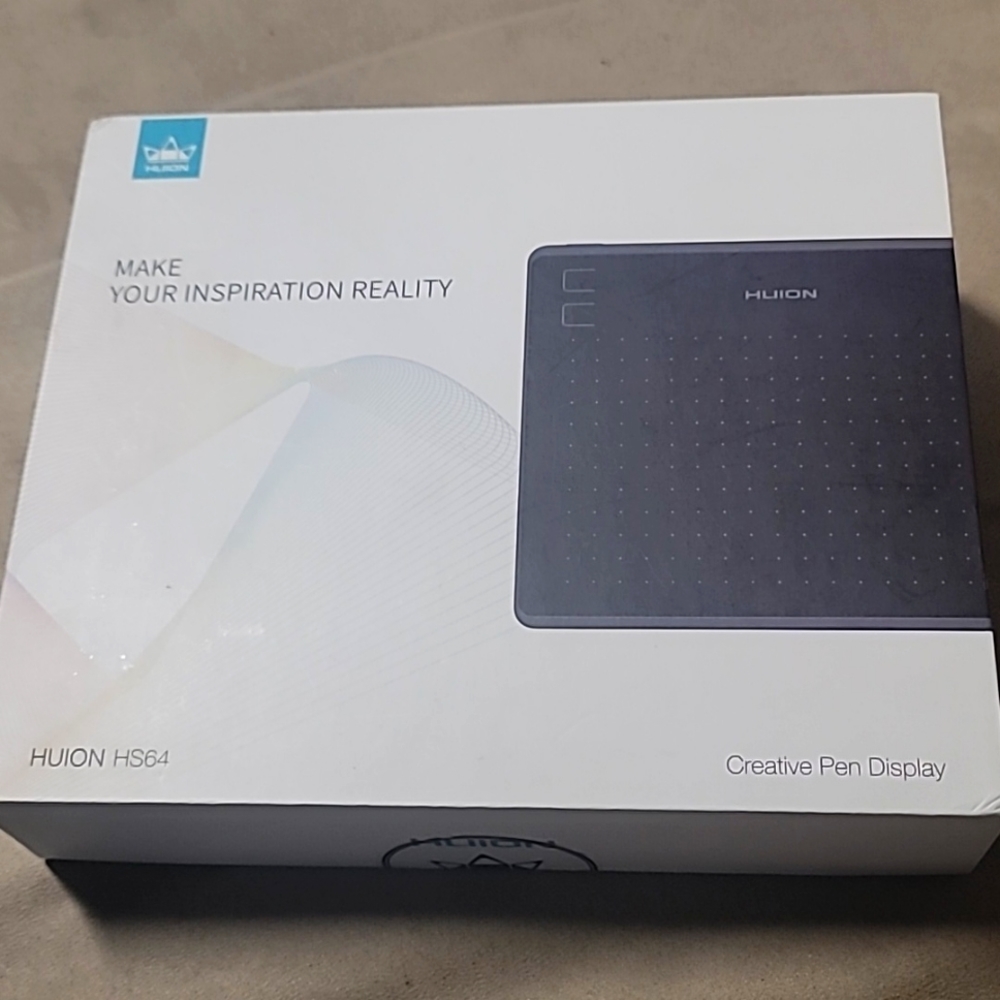 Huion hs64 phone, computer drawing tablet